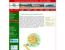 Tablet Screenshot of discoverfriuli.com